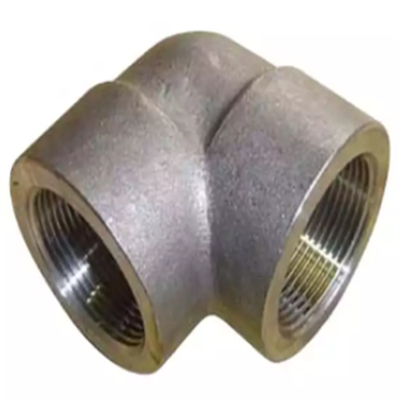 Asme B16.11 Astm A105 Kute kolano ze stali węglowej 3000lb z gwintem wewnętrznym