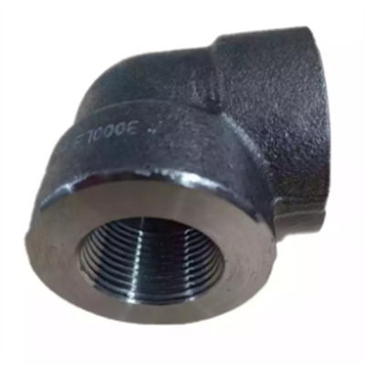 Asme B16.11 Astm A105 Kute kolano ze stali węglowej 3000lb z gwintem wewnętrznym
