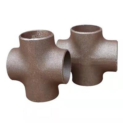 ASME B16.9 Złączki rurowe ze stali węglowej A234WPB Bezszwowe łączenie rur krzyżowych