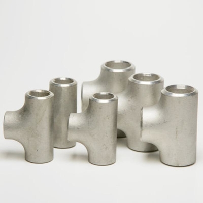 ASME B16.9 WP304L / 316L Równy trójnik ze stali nierdzewnej Łącznik rur ze stali nierdzewnej